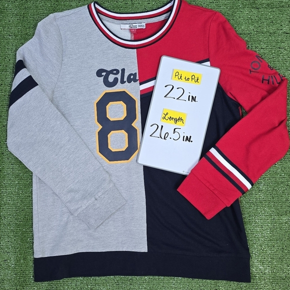 TOMMY HILFIGER | SPORTSWEAR COLORBLOCKED CREWNECK PULLOVER SWEATSHIRT - Picture 16 of 16